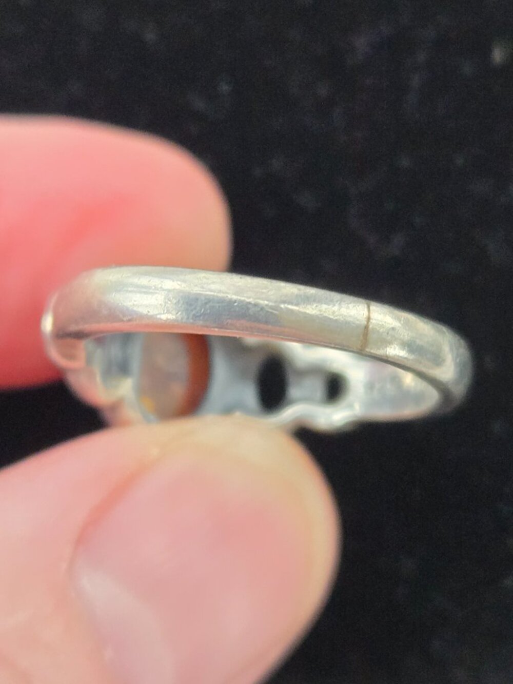 Amber ring in 925 Sterling silver - Picture 6 of 6